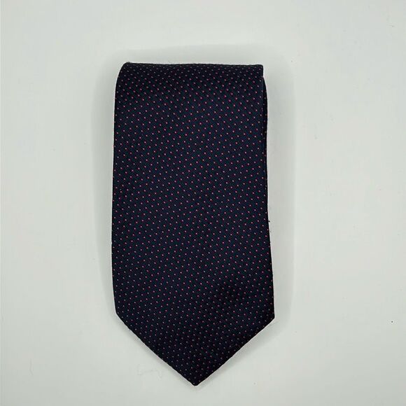 Christian Dior Textured Polka Dot Tie - Picture 1 of 4